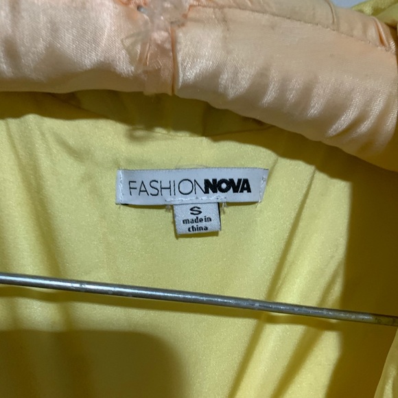 silk yellow bodysuit - Picture 3 of 3